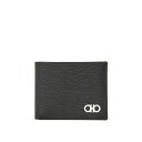 フェラガモ FERRAGAMO Hooks Wallet 68597966A064008 Men 財布・カードケース Black onesize 【送料無料・関税込】
