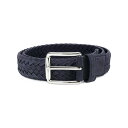 トッズ Tod's WOVEN SUEDE BELT WITH BRANDED METAL BUCKLE XCMCPR23100HMK9998 Men ベルト・...