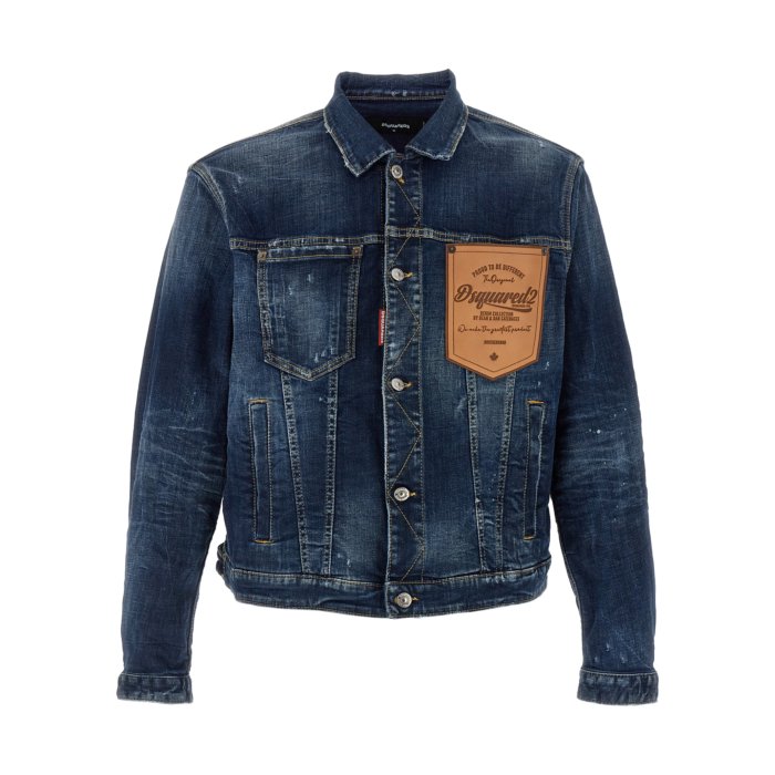 ǥ Dsquared2 'Dark Perfect Wash Over' jacket S74AM1561S30664470...