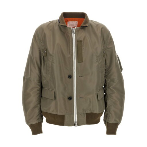 サカイ sacai Nylon bomber jacket 2503614M550 Men カジュアルジャケット・ベスト Green 1 2 3 【送料無料・関税込】 サカイ sacai Nylon bomber jacket 2503614M550 Men カジュアルジャケット・ベスト Green 1 2 3 【送料無料・関税込】
