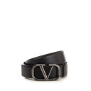 ヴァレンティノ Valentino Garavani VLogo belt 4Y2T0Q87AZR0NO Men ベルト・サスペンダー Black IT100 ...
