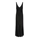 スポーツマックス Sportmax Long Satin Dress 2512221042600000 Women ワンピース・ドレス・オールインワン Blac...
