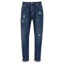 【楽天スーパーセール 最大75%OFF+P2倍】Brunello Cucinelli ブルネロ・クチネリ メンズ ジーンズ M0Z37X2340C1468 Used effect jeans Blue IT46 IT48 IT50 IT52 IT54 IT56 50 54 48 52 46 56 44 【送料無料・関税込】