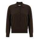 【楽天お買い物マラソン 最大75%OFF+最大P4倍】Dries Van Noten ドリスヴァンノッテン レディース ポロシャツ 2520112032700704 'Tuno' polo shirt Brown 3XL 4XL 5XL L M S XL XS 2XL 2XS 【送料無料・関税込】|詳細画像