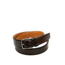 トッズ Tod's Brushed leather belt XCMCP610100EY0S800 Men ベルト・サスペンダー Dark Brown 90 1...