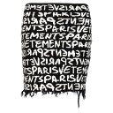 ヴェトモン VETEMENTS 'Graffiti Monogram' skirt WE64KN900BWBLACKWHITE Women スカート White/Black XS M S 【送料無料・関税込】