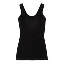ルメール LEMAIRE Fine-Ribbed Tank Top TO1199LJ1016BK999 Women タンクトップ・キャミソール Black M ...
