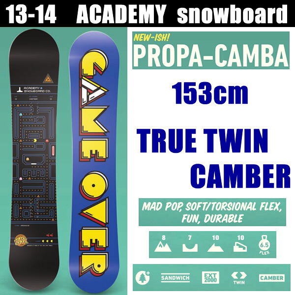 �����ǥߡ����Ρ��ܡ���13-14PROPA-CAMBA153cmacademysnowboard2014��å��������ӥ���ͽ�������Ǽ����10��Ǥ�