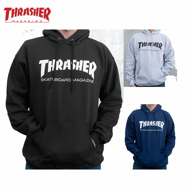 正規品 無料ラッピング可 処分価格！！スラッシャー パーカー メンズ レディース THRASHER スウェット USAモデル SKATEMAG プルオーバー【C1】【s1】