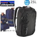 ●12月24日までポイント5倍●PATAGONIA パタゴニア リュック バッグ TRES PACK 25L ブラック トレスパック BLACK バックパック・リュックサック【s1】