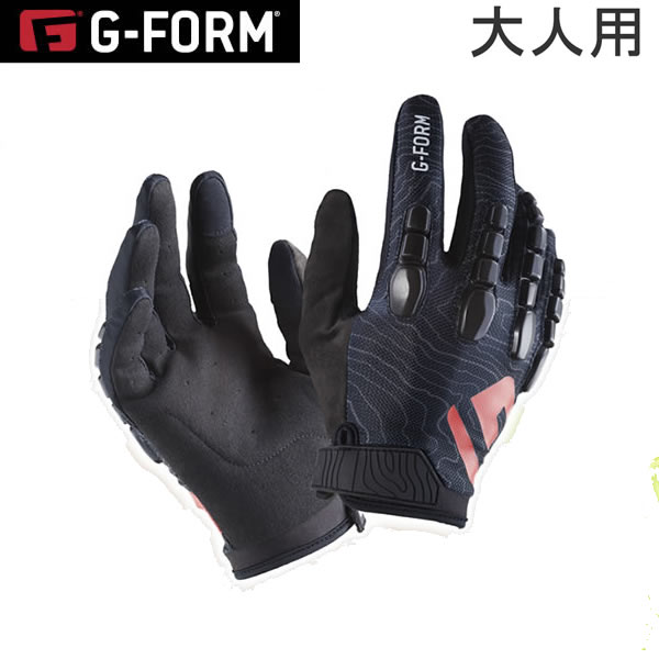 [正規品 無料ラッピング可]プロテクター　グローブ　大人用 G-FORM　PRO トレイルグローブ　ブラック GL0202 ジーフォーム　手袋　自転車用　PROTECTOR プロテクター　【C1】【s1-2】