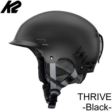 K2 ケーツー ヘルメット 2019 THRIVE ブラック スライブ 18-19 K2 helmet スキー&スノーボードヘルメット スノー用品 【C1】【s5】