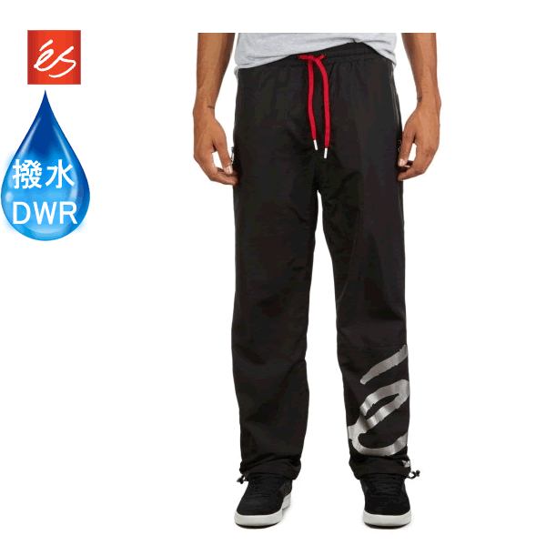 処分価格！！ES エス　SKATEBOARD　ジョガーパンツ　 INDIUM PANT ブラック　撥水・防水パンツ　メンズ 男性 mens【OUTLET】【s7】