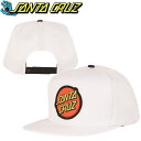 正規品 無料ラッピング可 処分価格！！サンタクルーズ キャップ CLASSIC SNAPBACK/ホワイト santa cruz キャップ スケボー スケートファッション【C1】【OUTLET】【s0】