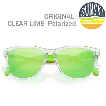 サンスキー サングラス ORIGINAL CLEAR LIME -Polarized SUN-OR-LI sunski サングラス　偏光サングラス【K1】