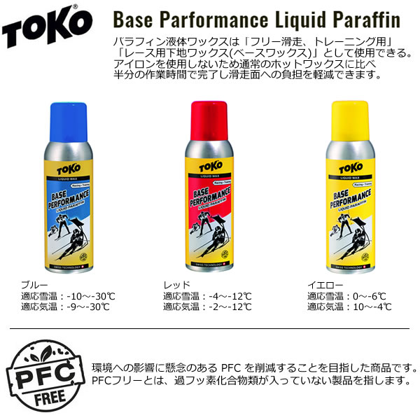 TOKO トコ スキー＆スノーボード ワックス ベースパフォーマンス リキッドパラフィ...