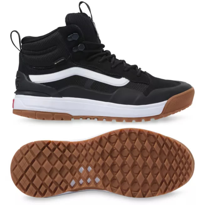 バンズ スノーブーツ ゴアテックス　シューズ　ULTRARANGE EXO HI MTE GORETEX ブラック ホワイト VANS SNOW BOOTS 防水 防寒 防滑 ヴァンズ ウィンターブーツ
