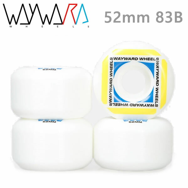 [正規品 無料ラッピング可]スケボー ウィール Wayward WAYPOINT FORMULA 52mm 83B ウェイワードウィー..