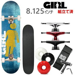 スケボー コンプリート ガール GIRL ROLLER OG タイラー・パチェコ 8.125 x 31.625インチ 選べるトラックとウィール スケートボード 完成品【s3】