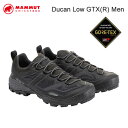 正規品 無料ラッピング可 マムート シューズ デュカン ゴアテックス 防水 MAMMUT GORE TEX Ducan Low GTX(R) Men black-dark titanium 日本正規品【s5】