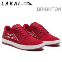 【マラソン期間★3000円以上で300円OFFクーポン】 [正規品 無料ラッピング可]　ラカイ スニーカー LAKAI BRIGHTON Red Suede スニーカー スケボー シューズ【s6】