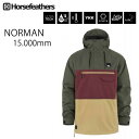 処分価格！！HORSEFEATHERS ホースフェザー ウェア ●Mサイズのみ 22-23 NORMAN -jacket かぶりジャケット / GRAPE LEAF (2022-2023) ウエア スノーボード ウェア メンズ【C1】【s0】