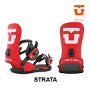 【2023-2024モデル】送料・代引手数料無料【日本正規品】 UNION BINDING ユニオン ビンディング STRATA ストラータ DISK : ミニディスク(2x4,channel,注4x4は不可) 柔軟で操作性抜群 ブッシングがラバー素材のため硬めの設定になり、ミニディスクとの相性が抜群に良く、 反応が格段に早くなったことで素早い操作と衝撃吸収を実現。 ボードのしなりを最大限に引き出し、レスポンスとルーズさが絶妙なバランスで共存。 またハイバックは洗練されたデザインで非対称なのも特徴的。 ストラップは柔軟でブーツにピッタリフィットし、内と外で硬さの異なるアシンメトリー構造が採用されている。 ベースのカントシステムが膝への負担を大幅に軽減し、ボードを力強く踏み込むことを可能にする。 パーク、カービングと幅広く対応できる。 重量：1/2:約830g トータルフレックス ：5 ※10段階表記、 1 が一番柔らかく 10 が一番硬い ユニオン ビンディング,union,2024,おすすめ,グラトリ,カービング,スノーボード,スノボ,バインティング,23-24,サイズ,パーツ,評価,相性,付け方,調整,取り付け 【当社のスノーボード用品は全て日本正規取扱い用品です。通販の場合でもメーカーの正規保証が受けられますのでご安心ください】 ユニオン ビンディング UNION スノーボード ビンディング 日本でも年々支持率が高くなっております。理由はと言いますとやはりUNIONはバインディングのみを研究し スノーボード業界だけでなく全産業を含めても数社しかない技術を駆使し 他のブランドには真似のできないオリジナルのテクノロジーが結集しているからではないでしょうか。 また全部品を自社工場で生産することで信頼性も高いです。 他のスノーボードギアや、キャンプ用品など他の製品の開発には一切関わっていません。 スノーボーディングだけのためにより良いバインディングを生み出す事に注力し、 結果として地球上のプロスノーボーダーが真っ先に選ぶブランドとなりました。 UNIONはテクノロジーだけでなくデザインも絶大な支持を得ており、性能面・デザイン面ともに兼ね備えているのも人気の理由です。