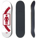 ガール スケボーデッキ単品 GIRL RED SERIES SEAN MALTO 白 8.0x31.5インチ デッキテープ サービス girl skateboards スケートボード s5 