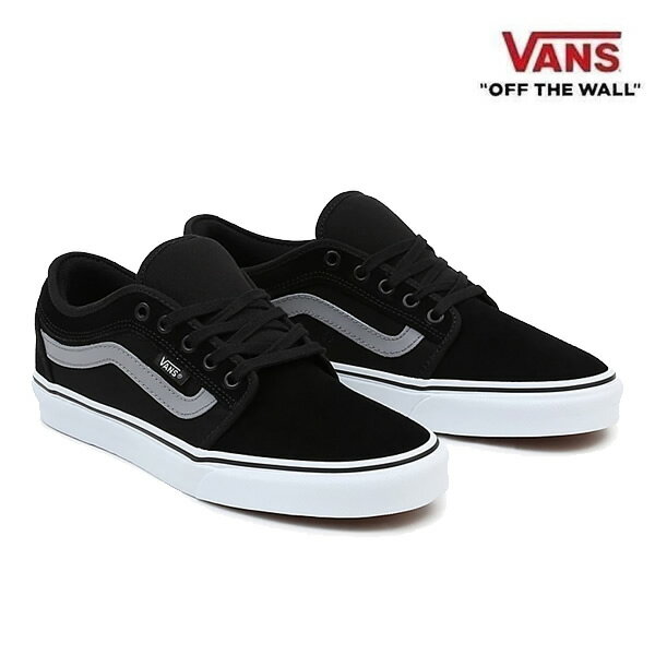 【マラソン期間★3000円以上で300円OFFクーポン】バンズ スニーカー VANS SKATE CHUKKA LOW ヴァンズ チャッカロー BLACK GRAY WHITE (VN0A5KQZ9BG)スケートシューズ メンズスニーカー【C1】【s4】