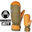 処分価格!!クラブグラブ 22-23 スノーボード グローブ ミトン SNUGGLER MITT / TURTLE and TAN スナ..