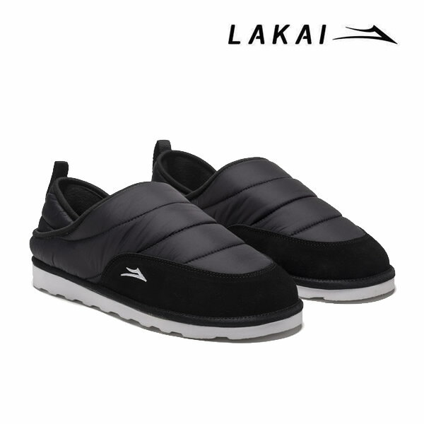 ラカイ オーウェン スリッパー LAKAI OWEN SLIPPER BLACK POLYESTER スリッポン