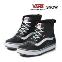 バンズ スノーブーツ スタンダード ミッド 25cmのみ ブラック ホワイト VANS STANDARD MID SNOW MTE 防水 防寒 防滑 ヴァンズ ウィンターブーツ スノーシュー【s0】