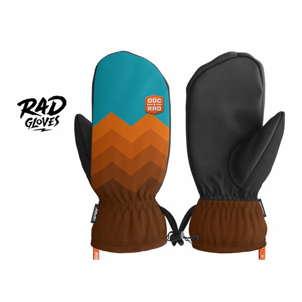 RAD GLOVES ラッドグローブ DRAPLIN SQUAD MITTEN PEAKS ミトングローブ スキー スノーボード グローブ 【C1】【s3】