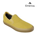 エメリカ スニーカー EMERICA WINO G6 SLIP ON(ワイノ スリッポン) GOLD スケボーシューズ スケートボード 靴 emerica【s7】