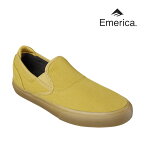 エメリカ スニーカー EMERICA WINO G6 SLIP ON(ワイノ スリッポン) GOLD スケボーシューズ スケートボード 靴 emerica【s2】