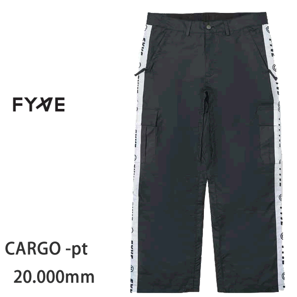 処分価格!!5FYVE ファイブ スノーボード ウェア パンツ CARGO -pant / BLACK (22-23 2023) FIVE スノーボード ワイド 太い パンツ 【C1】【s8】