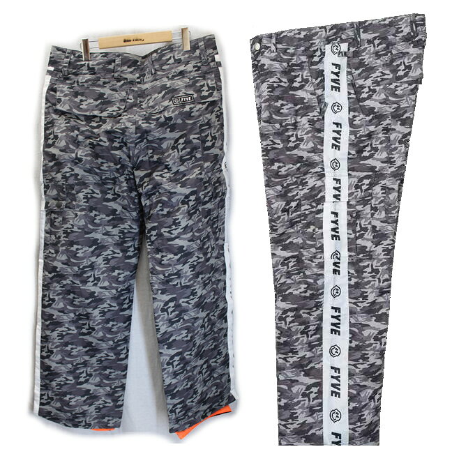 スノーボードSTOMPの処分価格！！5FYVE 　ファイブ　スノーボード ウェア パンツ　CARGO -pant / CAMO (22-23 2023) FIVE スノーボード　ワイド　太い パンツ 【C1】【s7】｜アングル2