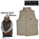 REPUBLIC @pubN@Xm[{[h EFA DWYCK VEST xXg/ KHAKI (23-24 2024) Xm[{[h@WPbg yC1zys0z