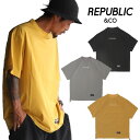 republic&amp;co リパブリック ウェア DRY D-CODE S/S ハリ感のある速乾性の高い高機能ストレッチクロスを使用。 軽量でさらっとした軽い肌触りが特徴です。 裾部分のドローコードを絞る事により、好みのシルエットで着用頂けます。 リラックス感のあるシルエットに仕上がっております。 タウンユース、アウトドアと幅広いシーンで活躍するITEMです。 republic&amp;co,ウェア,リパブリック,Tシャツ,速乾,メンズ,レディース,ユニセックス