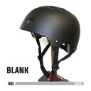 ダイヤルアジャスター付き スケボー 自転車 ヘルメット BLANK ブランク GIG マットブラック HELMET 【C1】【s2】