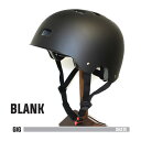 スケボー 自転車 ヘルメット BLANK ブランク GIG マットブラック ダイヤルアジャスター付き HELMET 【C1】【s0】