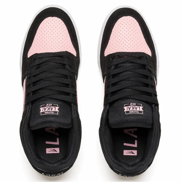 ラカイ スニーカー LAKAI TELFORD LOW BLACK/PINK SUEDE テルフォード ラカイ スケシュー　スケボー【s7】
