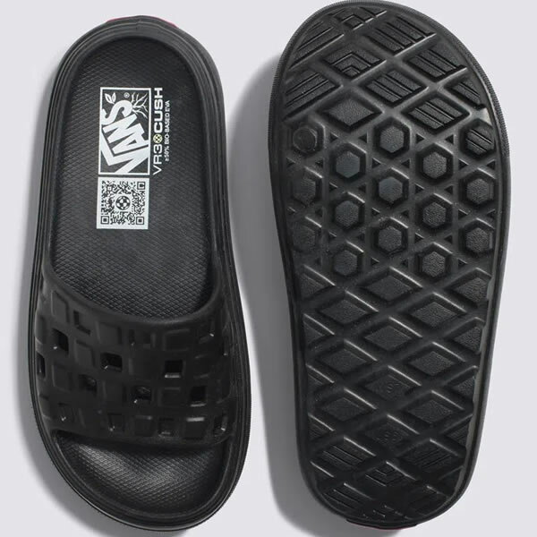 VANS バンズ サンダル SLIDE-ON VR3CUSH BLACK(VN000BCCBLK)メンズ レディース VANS ヴァンズ【s7】