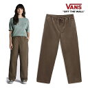 【マラソン★3000円以上で300円OFFクーポン】vans アパレル RANGE BAGGY TAPERED ロングパンツ CANTEEN (VN00000D...