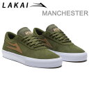 ラカイ スケシュー スニーカー LAKAI MANCHESTER(マンチェスター)OLIVE CORD SUEDE スケボー シューズ【s7】