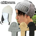 【マラソン★3000円以上で300円OFFクーポン】ebs エビス ビーニー ニットキャップ RIB FLAP 耳当て ボアフリース イヤーフラップ スノーボ...