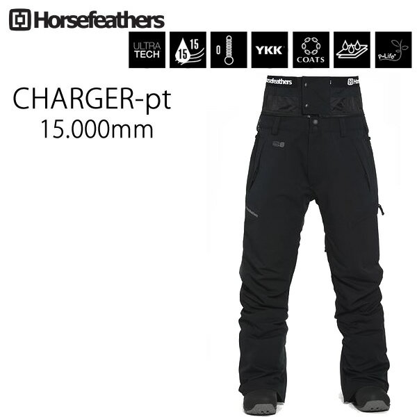 ʬʡHORSEFEATHERS ۡե23-24CHARGER -pants ѥ / BLACK(2023-2024) Ρܡ  󥺡C1ۡs1-2