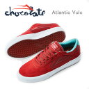 ラカイ スニーカー LAKAI × CHOCOLATE ATLANTIC VULC / Red Suede ラカイ スケシュー スケートボードシューズ【C1】【s0】