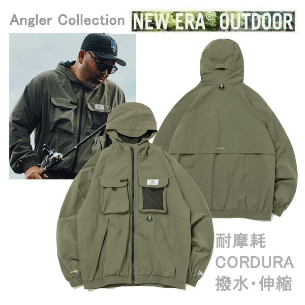 【楽Sセール中★3000円以上で300円OFFクーポン】ニューエラ アウトドア フィールド トラックジャケット Angler Collection オリーブ 14116998 NEWERA YOSHIDA BROTHERS 日本正規品【s4】