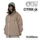 PICTURE ピクチャー ウェア 24-25 CITRIK -jacket ジャケット/ ROEBUCK VANILLA (2024-2025) ウエア ...